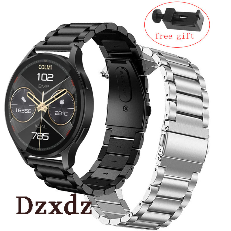 สายสแตนเลสโลหะสําหรับ COLMI i28 Ultra Smart Watch สายรัดข้อมือสร้อยข้อมืออุปกรณ์เสริม