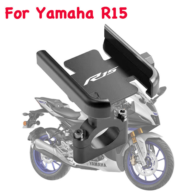 ที่วางโทรศัพท์มือถือ แบบกระจกมองหลัง อุปกรณ์เสริม สําหรับรถจักรยานยนต์ YAMAHA YZFR15 YZF-R15 R15 V3 V3.0 2017-2020