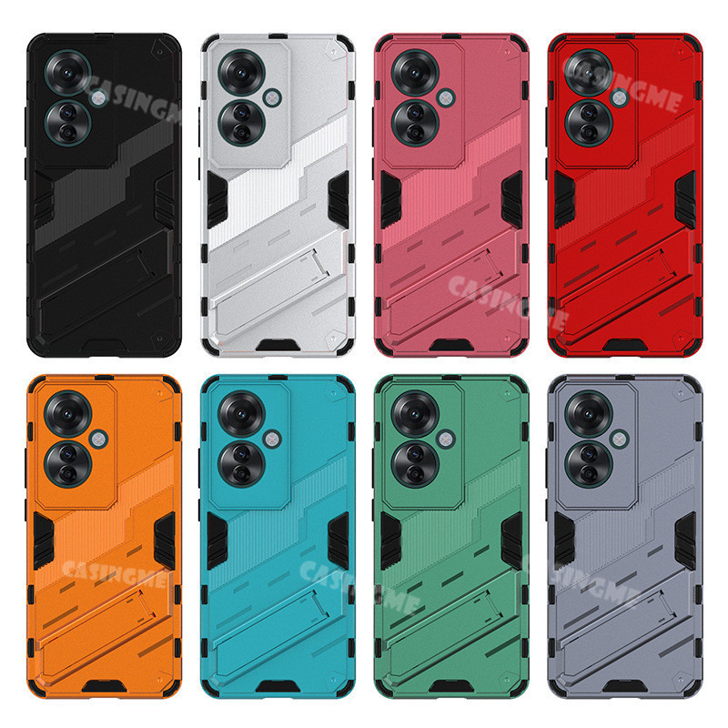 เคสโทรศัพท์มือถือแบบแข็ง กันกระแทก ลายเกราะ 3D พร้อมที่ตั้งวาง สําหรับ Oppo Reno11 F 5G Reno11F Reno 11F Reno 11 F F11 OppoReno11F 5G 2024 - รูปที่ 6