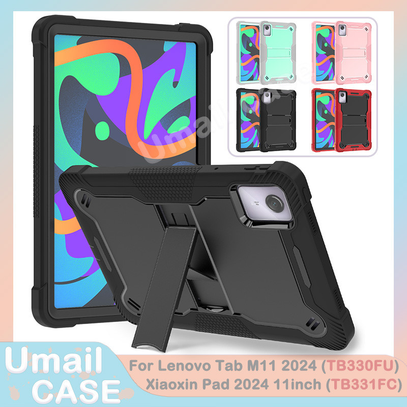 Full Body สําหรับ Lenovo Tab M11 2024 TB330FU Xiaoxin Pad 2024 11 นิ้ว TB331FC ทนทานกันกระแทกขาตั้งแท็บเล็ต