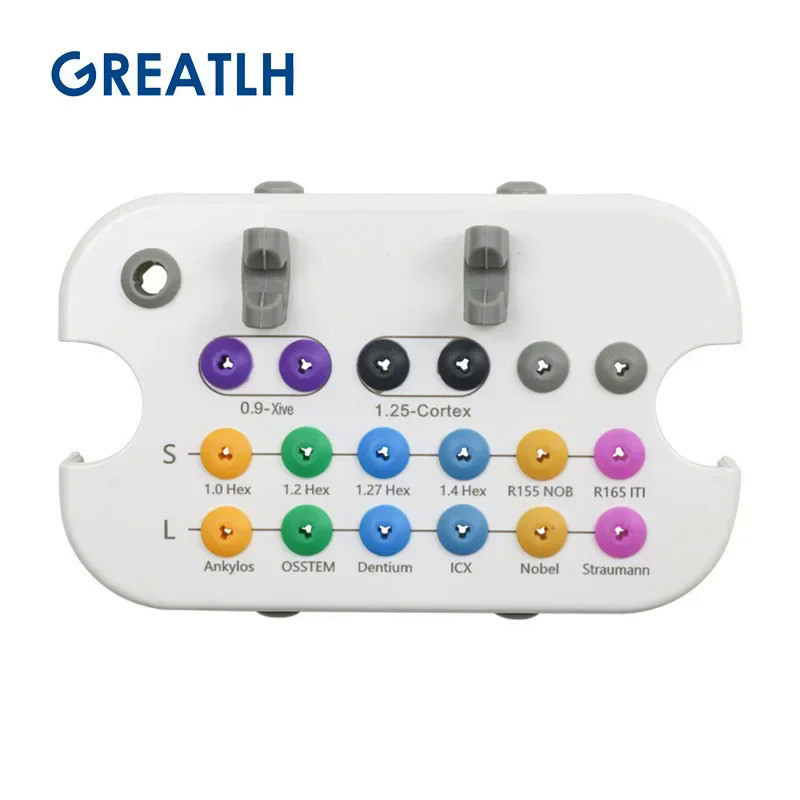 Dental Universal Implant Torque Wrench Screwdriver Wrench Colorful Torque Wrench Ratchet Prosthetic 