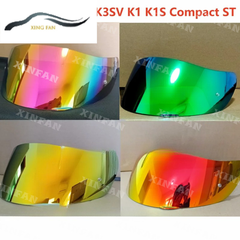 Xf ที่บังแดดหมวกกันน็อค สําหรับ AGV K5 K5S K3SV K1 K1S Compact ST รถจักรยานยนต์ หมวกกันน็อค เลนส์ กระจกบังลม แว่นตาหน้าจอ อุปกรณ์เสริม