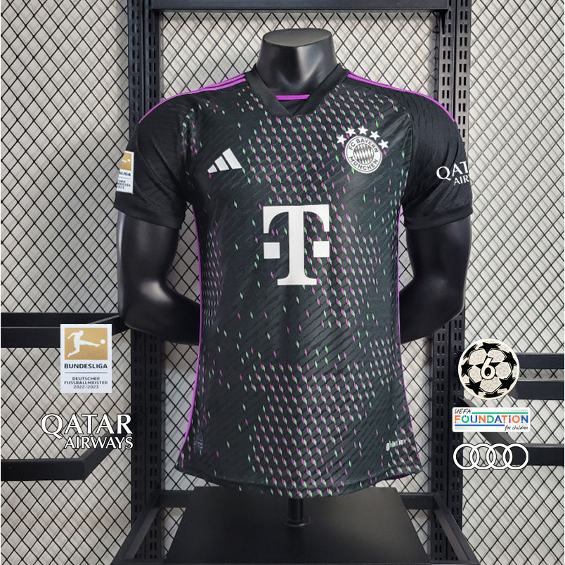 23/24 Bayern Munich away jersey kit S-2XL Bayern Munich away jersey kit S-2XL สามารถเพิ ่ มชื ่ อและ