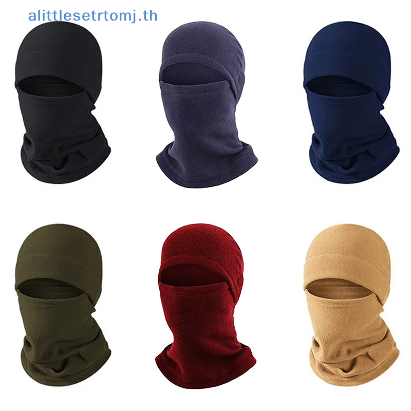 Alittlese ฤดูหนาว Polar หมวกขนแกะ Balaclava ผู้ชาย Face Mask คออุ่น Beanies ความร้อนยุทธวิธีทหารกีฬาผ้าพันคอหมวก TH