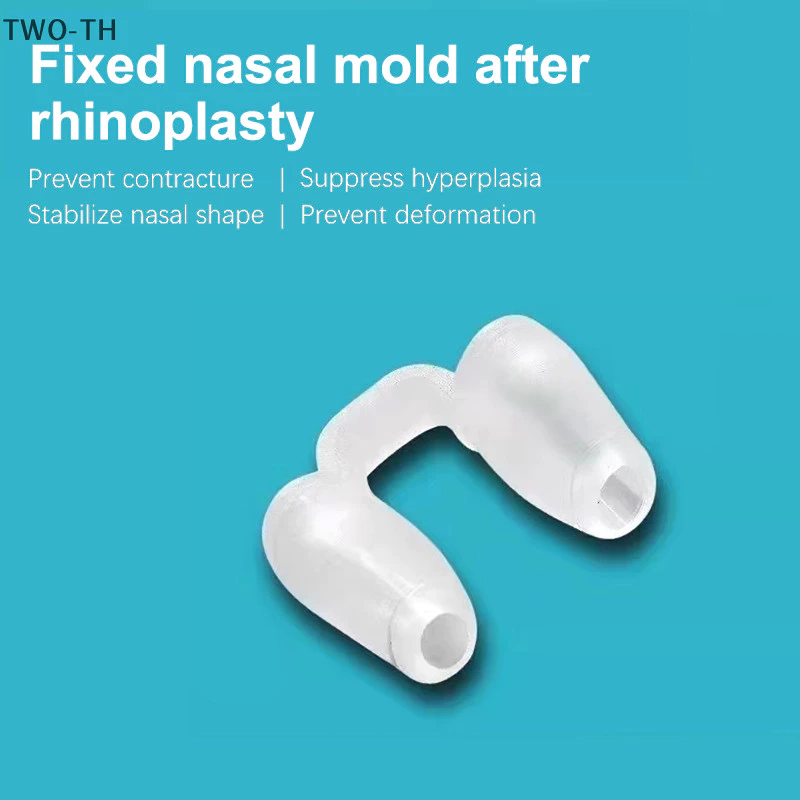 Two-th หลังผ ่ าตัดจมูกสนับสนุนซิลิโคน Shaping Crooked Nose Correction Fixator ซิลิกาเจลคลิปจมูกใหม ่