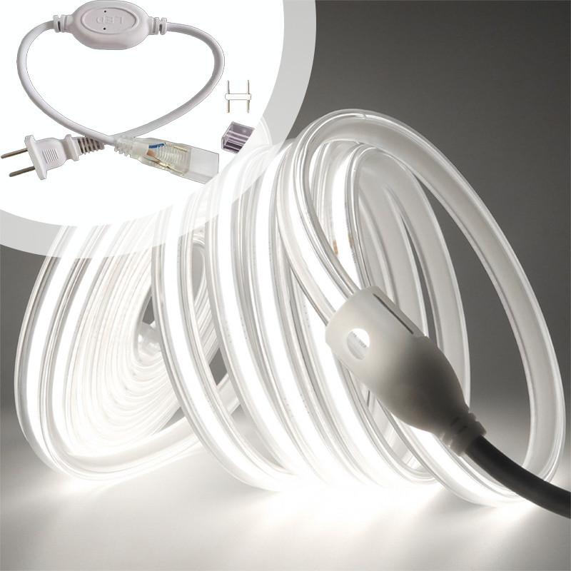 ปลั๊กต่อนีออนเฟล็ก 220V เขี้ยวต่อความยาว ไฟ LED ปลั๊ก 
 - รูปที่ 6