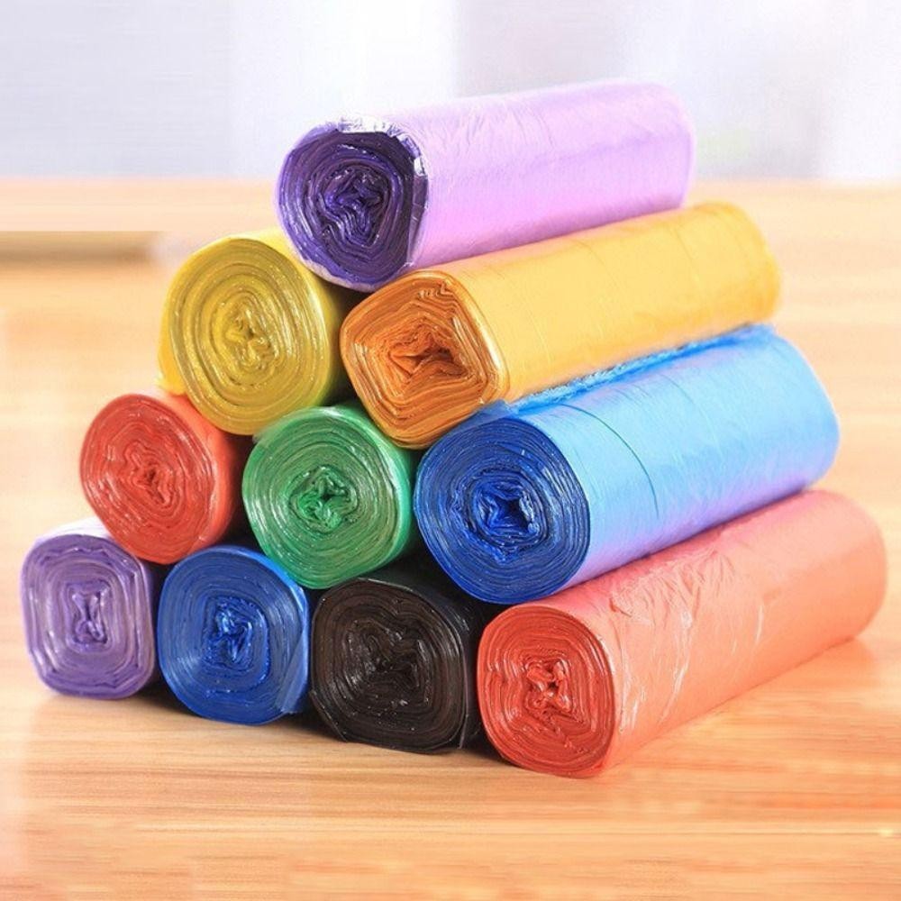 ชาธ 5ม้วนทิ้งถุงขยะ,ข้น45*50เซนติเมตรการจัดเก็บถุงขยะ,ทนทานแตกครัวเรือนทําความสะอาดถุงขยะห้องครัวห้องนอนห้องนั่งเล่น - รูปที่ 2