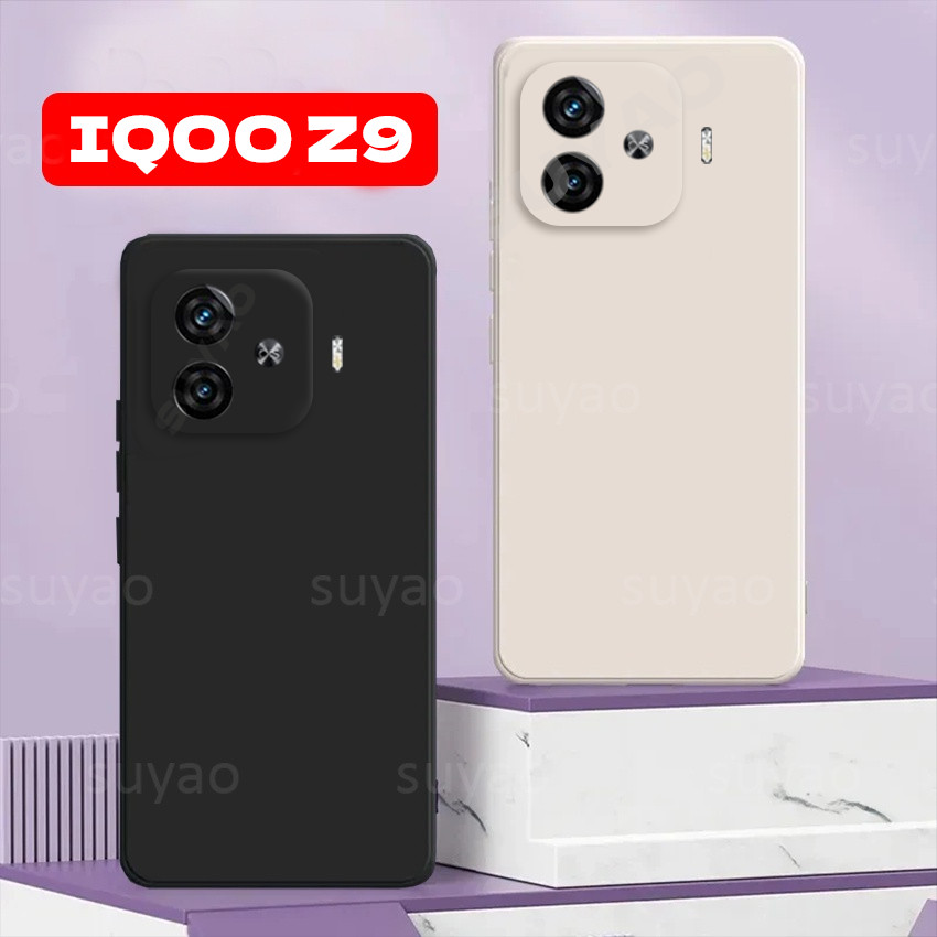 สําหรับ Vivo IQOO Z10/Z11/Z9/Z9X Pro/15R 2024 เคสซิลิโคนกันกระแทก TPU นุ่ม ฝาหลังตรง