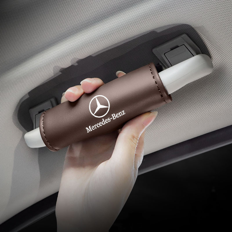 หลังคารถดึงจับถุงมือป้องกันเข็มขัดนิรภัยรถอุปกรณ์เสริมภายในสําหรับmercedes Benz W202 AMG W203 G63 C 