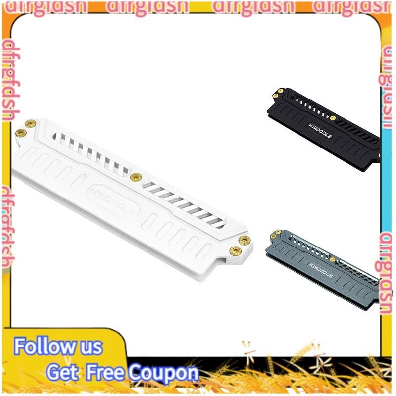 D&FKimdoole Ddr4/ddr5 อลูมิเนียมหน่วยความจํา RAM Cooler Cooling Kit ฮีทซิงค์ Cooling Vest สําหรับ PC RAM DIY PC เกม Overclock