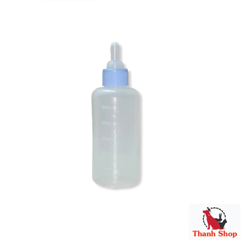 ขวดนม สำหรับป้อนน้ำ/นม ลูกแมว สุนัข และสัตว์เลี้ยงอื่นๆ  ขนาด 60 ml.