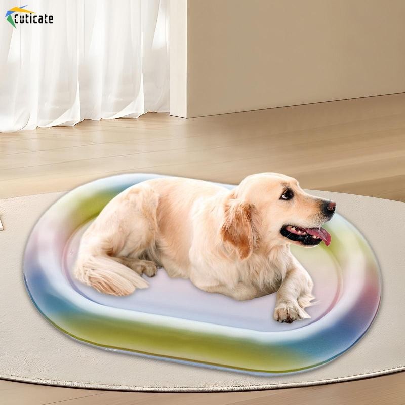 [Szlinyou1 ] Cooling Dog Bed Pet Mat น ่ ารักสบายแบบพกพา Mat Pet Cat Cooling