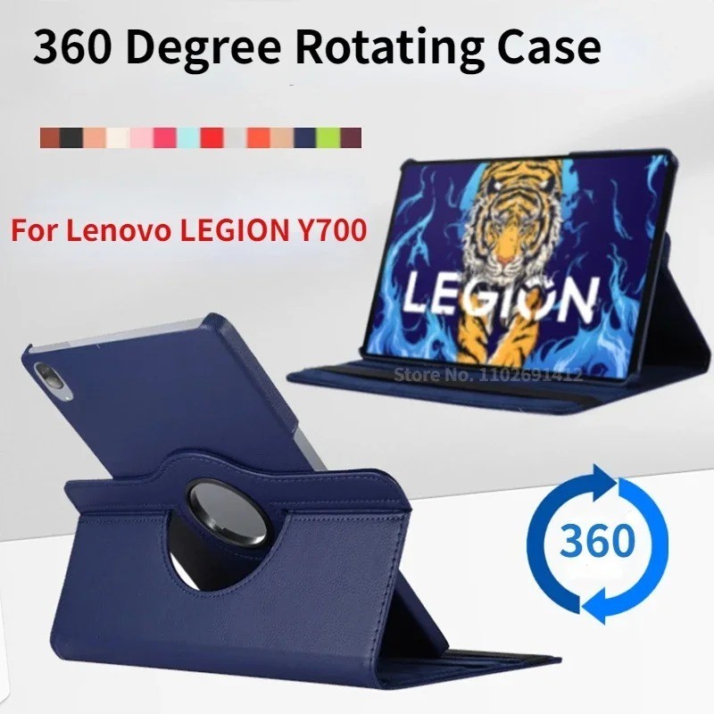 สําหรับ Lenovo Legion Y700 กรณี TB-9707F 2022 360 องศาหมุนฝาครอบ Legion เกมแท ็ บเล ็ ต 8.8 Levo Y70