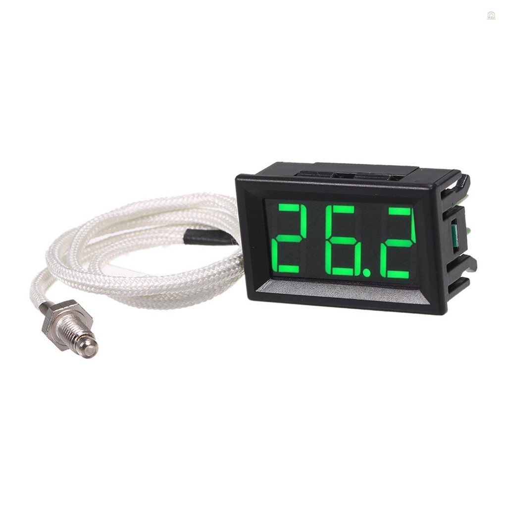 Xh-b310 เครื่องวัดอุณหภูมิดิจิตอลอุตสาหกรรม 12V เครื่องวัดอุณหภูมิ K-type M6 เครื่องทดสอบเทอร์โมคัปเปิล -30 ~ 800℃ Thermograph ความแม่นยําสูงพร้อม LED-Display