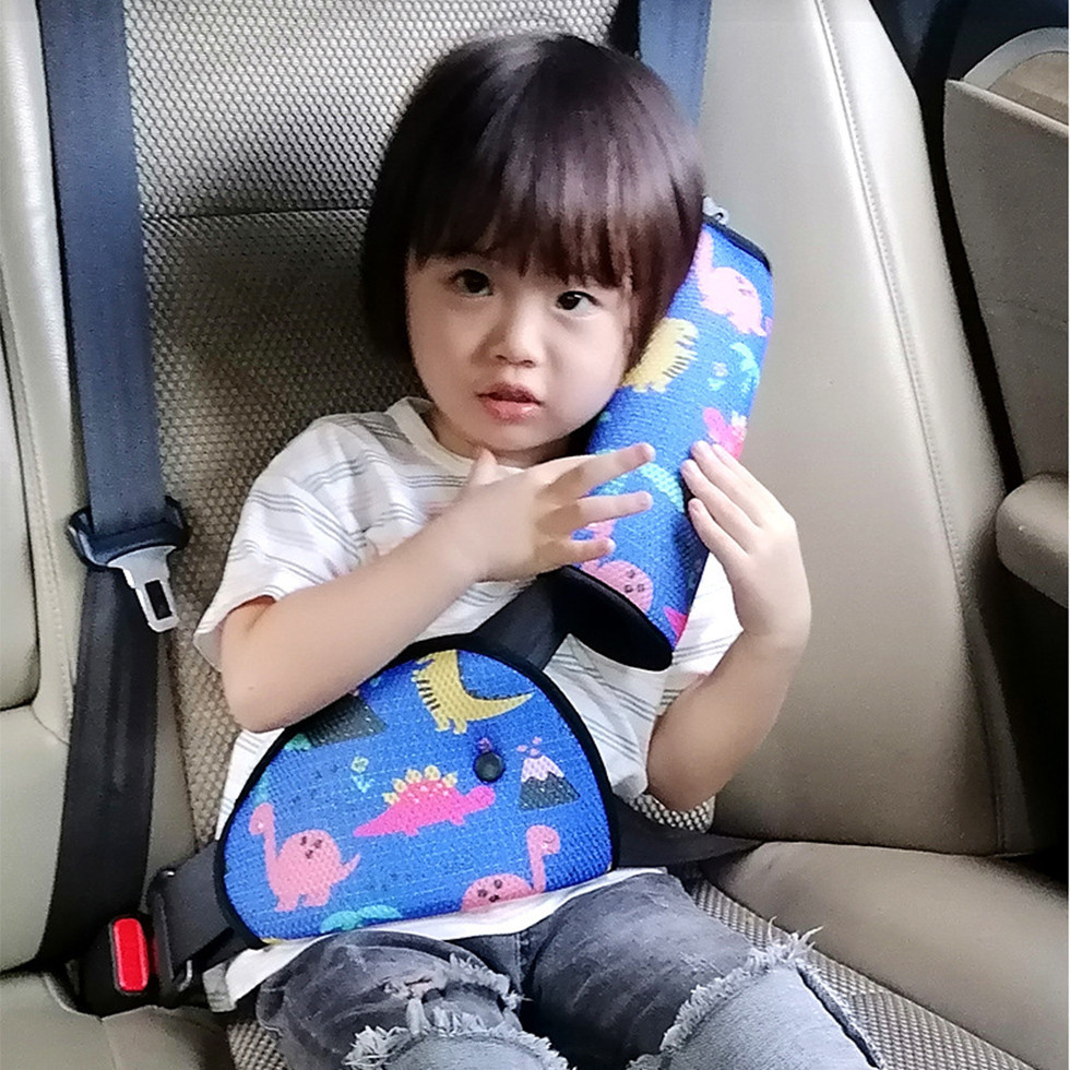 ที่รองสายคาดเข็มขัดนิรภัย พร้อมปอกคาดเข็มขัดนิรภัยในรถ สำหรับเด็ก พร้อมส่งจากรังสิต