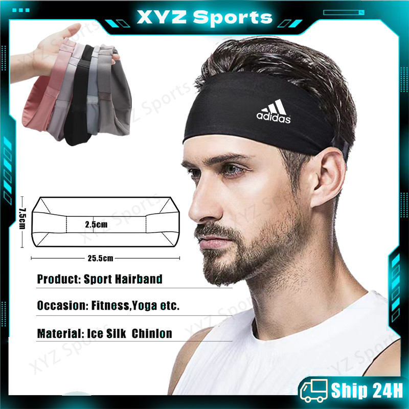 Clasp Sweatband การออกกําลังกายที ่ คาดผม Wicking Sweat Running สําหรับฟิตเนสผม Tie กีฬาผม Band