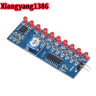 1/5PCS mart Electronics ชุด NE555 + CD4017 ไฟ LED น้ําไหล DIY ชุดการผลิตอิเล็กทรอนิกส์ Suite DIY วิ่ง LED Flow ไฟ LED