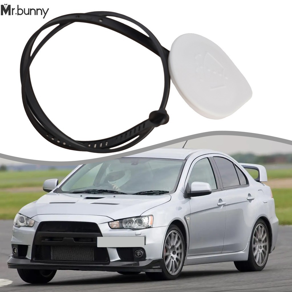 [5/23 Mrbunny] ฝาครอบฝาถังอ่างเก็บน้ําของเหลวพร้อมไม้บรรทัด 40 ซม. สําหรับ Mitsubishi Lancer Ex 09 18
