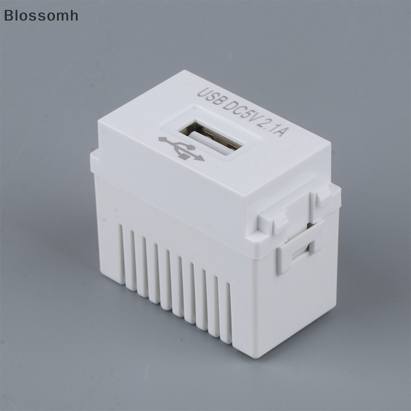 Blossomh โมดูลไฟ USB 220V 5V หม้อแปลงไฟฟ้า 2.1A ซ็อกเก็ตชาร์จ USB Switching Adapter ใหม่