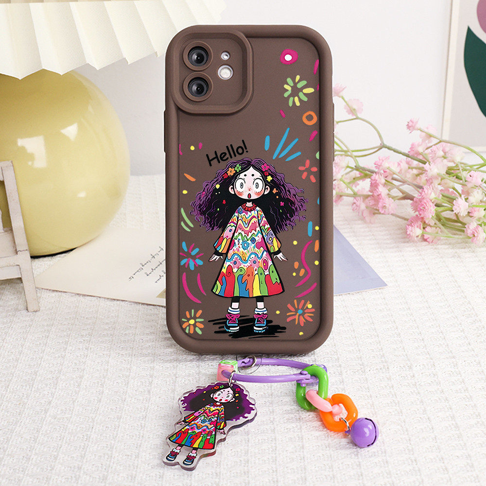 COD เคสโทรศัพท์ For Samsung A54 A05 S24 A55 A23 A24 A14 A21S A03 A03S A04E A13 S23 Ultra A52 A53 A34 5G Girl กันกระแทก