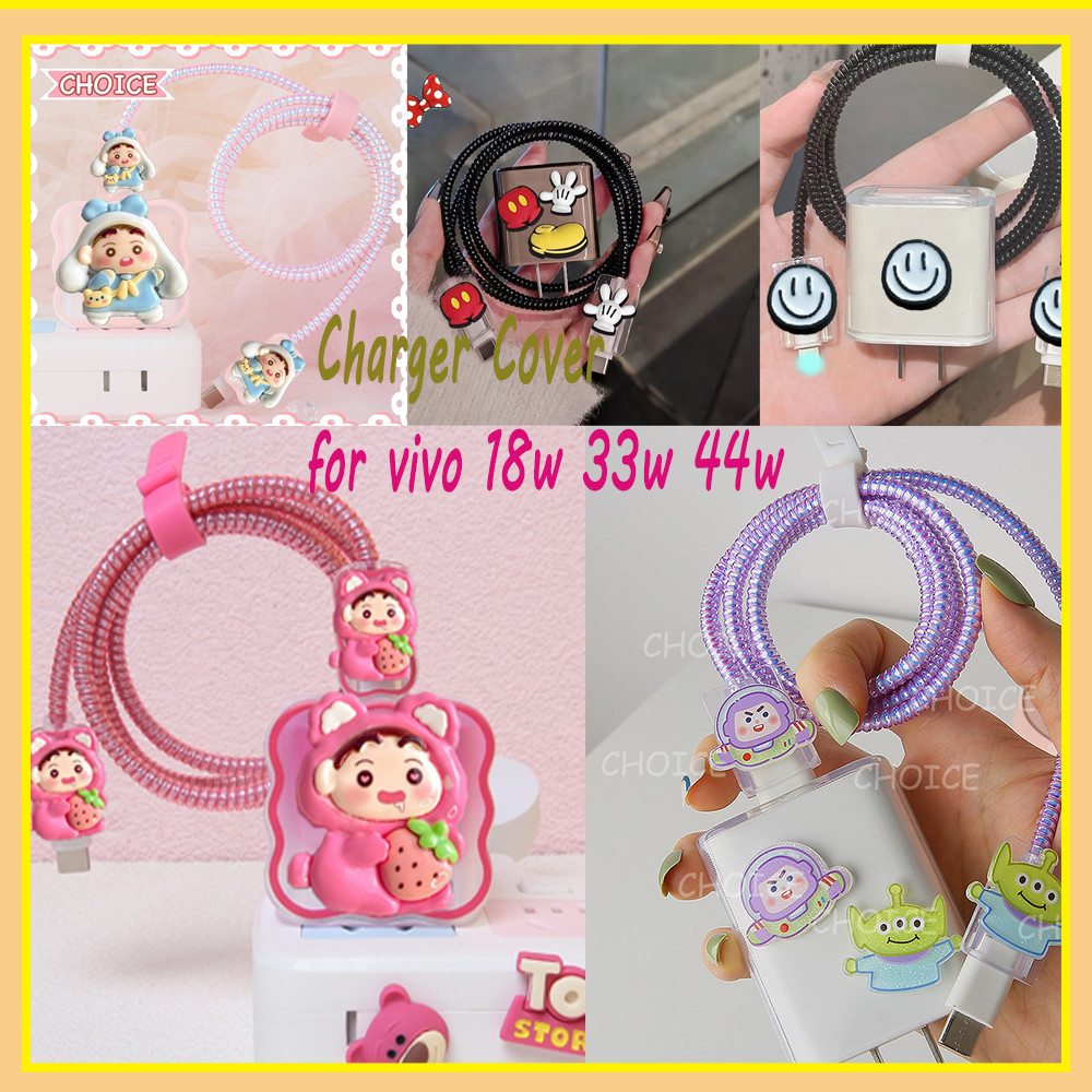 สําหรับ vivo Charger Protector Case 18w 33w 44w น ่ ารักสไตล ์ ใหม ่ vivo y21 y33 v23e y15s X50pro/X