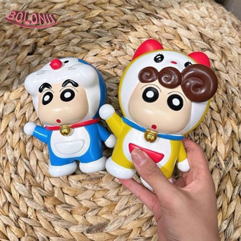 Bo Crayon Shin-Chan อะนิเมะรูป,เครื่องประดับคอสเพลย์การ์ตูน Shin-Chan Action Figure,น่ารัก Pvc เดสก์ท็อปตกแต่งเค้กตกแต่ง Crayon รูปของเล่นเด็ก