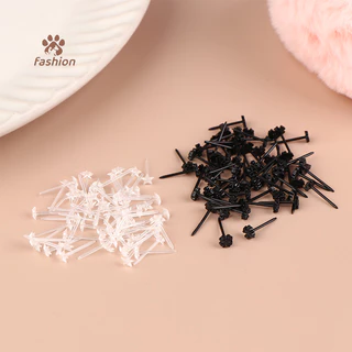 [แฟชั่น] 60 ชิ้น/200 ชิ้นที่มีสีสันต่างหูพลาสติกป้องกันภูมิแพ้ Anti-blocking Ear Sticks Kit {TH}