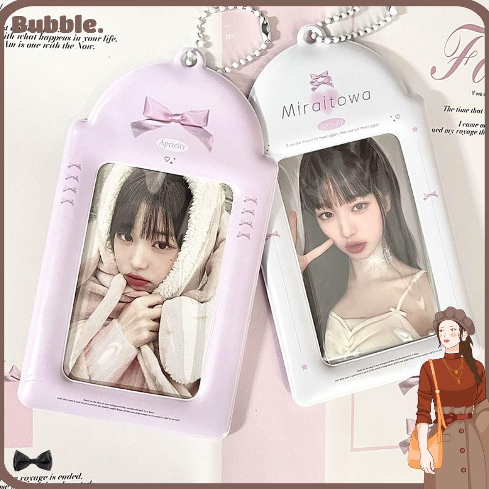 Bubble ผู้ถือบัตร, การ์ดไอดอล Y2K รวบรวมอัลบั้มรูป, Kpop สไตล์บัลเล่ต์หวาน INS Photcards แขนป้องกัน Star Chaser