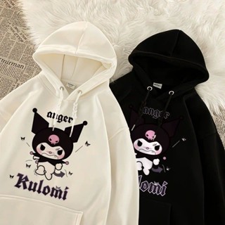 S-3XL เวอร์ชั่นเกาหลีหลวมการ์ตูน Kuromi นักเรียนแขนยาว Hoodi…