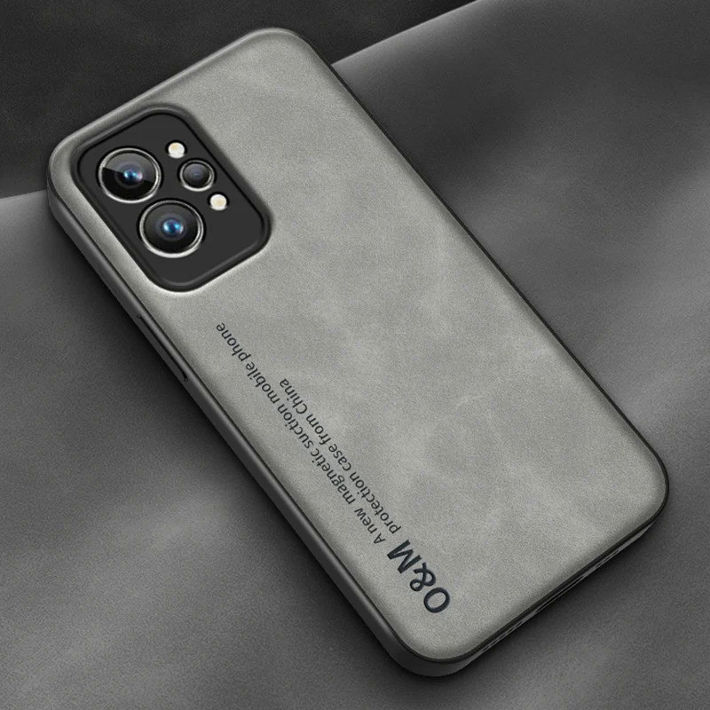 หรูหราแม่เหล็กหนังสําหรับrealme GT Neo 2 2T 3 3T 5 GT2 Pro GT3 ฝาครอบซิลิโคนเคสโทรศัพท์สําหรับRealme GT Master Explorer