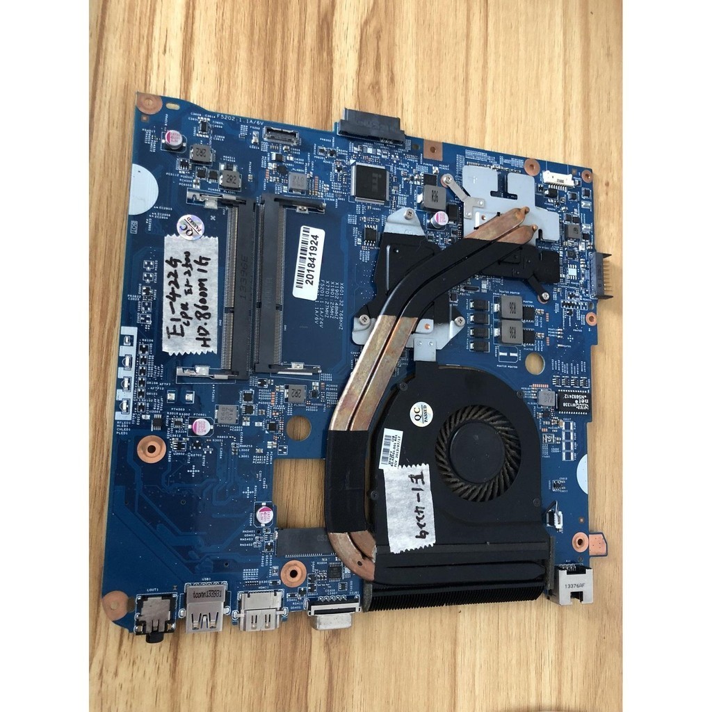 Acer E1-422G บอร์ด E1-2500 CPU เมนบอร์ดกราฟิกการ์ดอิสระ 48.4 ZF01.031 12247-3