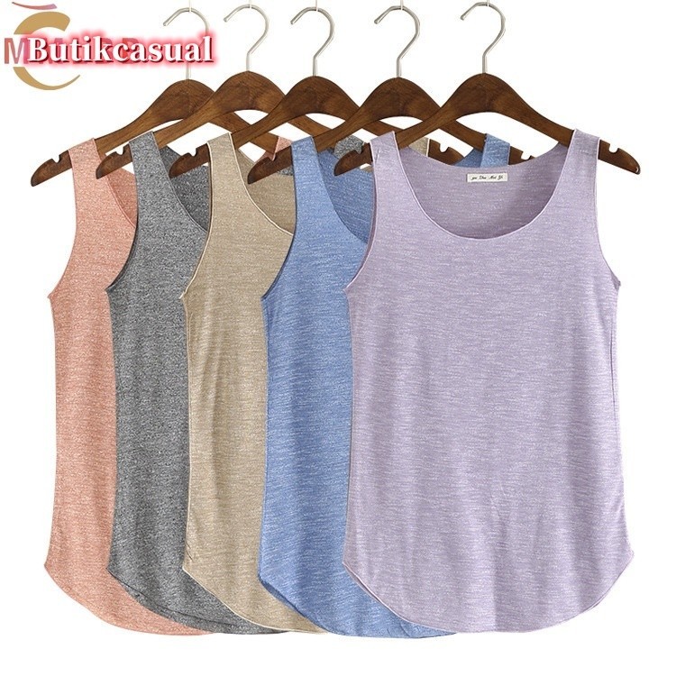 สาวเสื้อกั๊กผ้าฝ้ายสลาฟ2020สไตล์ธรรมดาเวอร์ชั่นเกาหลีเสื้อผ้าด้านบนเย็นสีทึบหลวมสบายๆยืดไหล่กว้างสลิง จุดต่ําสุด เสื้อผู้หญิงเสื้อผ้า14สีม