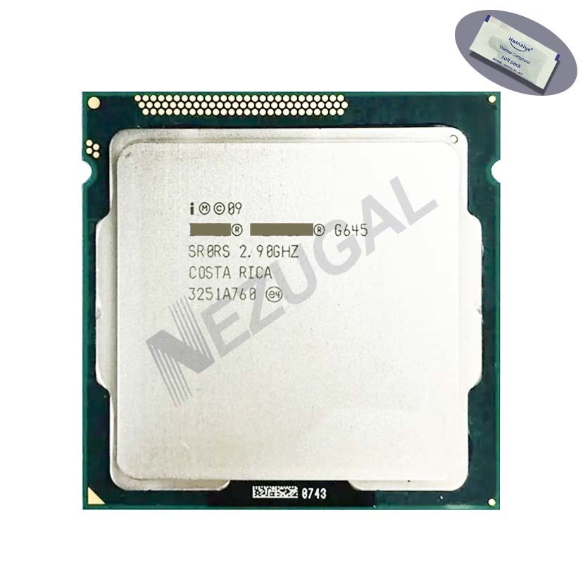 G645 SR0RS 2.9 Ghz Dual Core 3M 65W LGA1155 โปรเซสเซอร์ CPU