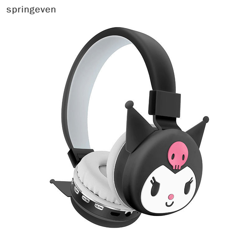 [springeven ] Sanrio Kuromi Hello Kitty น ่ ารักหูฟังไร ้ สายชุดหูฟังการ ์ ตูนสเตอริโอหูฟังสําหรับเด ็ กสาวเด ็ กของขวัญสต ็ อกใหม ่