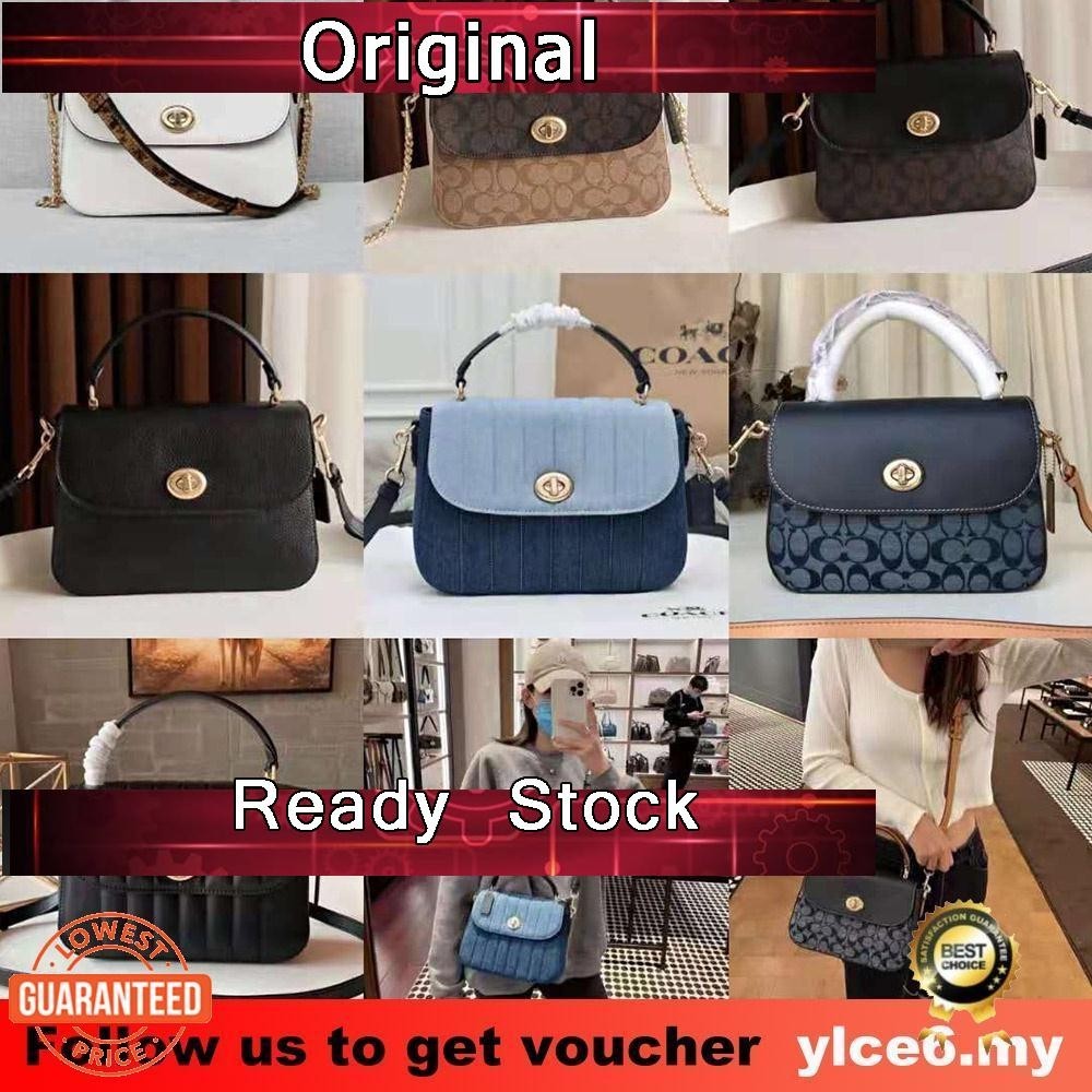 L08 C0ach C1557 C1560 C1765 C1563 C1558 C4921 C2832 C5644 C5645 Marlie Top Handle Satchel ผู้หญิงกระ