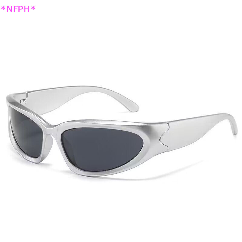 Nfph>กีฬาแว่นตากันแดดpolarizedแว่นตากันแดดแว่นตาuv400windproof Steampunkแว่นตากันแดดสําหรับผู้ชายผู้หญิงตกปลาRetroใหม่