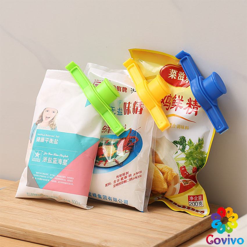 Covivo ที่ปิดปากถุง มีฝาเปิด-ปิด ใช้งานง่ายใช้งานสะดวก คลิปหนีบปากถุง  พร้องส่ง  Plastic bag sealing clip
