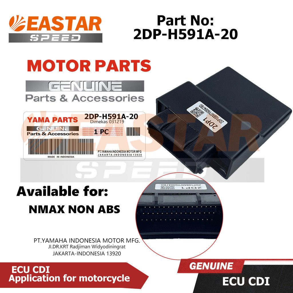 กล่อง Abs Nmax กล่อง Ecu Nmax กล่องไฟ Nmax Ecu CDI ECM NMAX NON ABS 2DP1 2DP-H591A-20