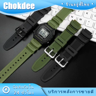 ร้านคนไทย! สายนาฬิกาข้อมือcasioคาสิโอ 18 มม.สําหรับAQ-S810W S800 MRW-200 W735 752H AE-1000\ AE-1100 \AE1200\ สองสี