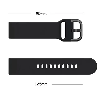 สายรัดซิลิโคนอ่อนนุ่มสําหรับสายรัดข้อมือสร้อยข้อมือสมาร์ทวอทช์ Amazfit Active / Active 2