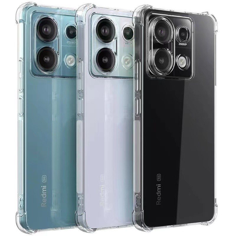เคสใส กันกระแทก มีทุกรุ่น! สำหรับ Redmi A3 A2Plus A1 13C 12C Redmi12 Redmi13 Note8 Note9 Note10 Note11 Note12 Note13 018
