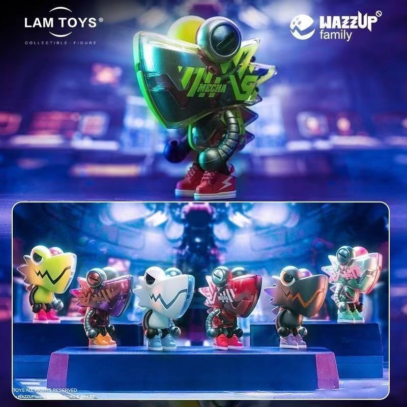 Lamtoys WAZZUP กล่องสุ่ม กิ้งก่า รุ่นที่สี่ ขยับได้ ของเล่นสะสม สําหรับเด็ก