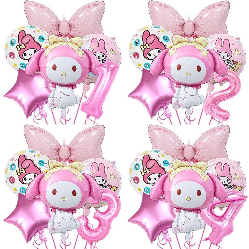Sanrio Melody Birthday Digital Balloon ตกแต่งงานเลี้ยงวันเกิด