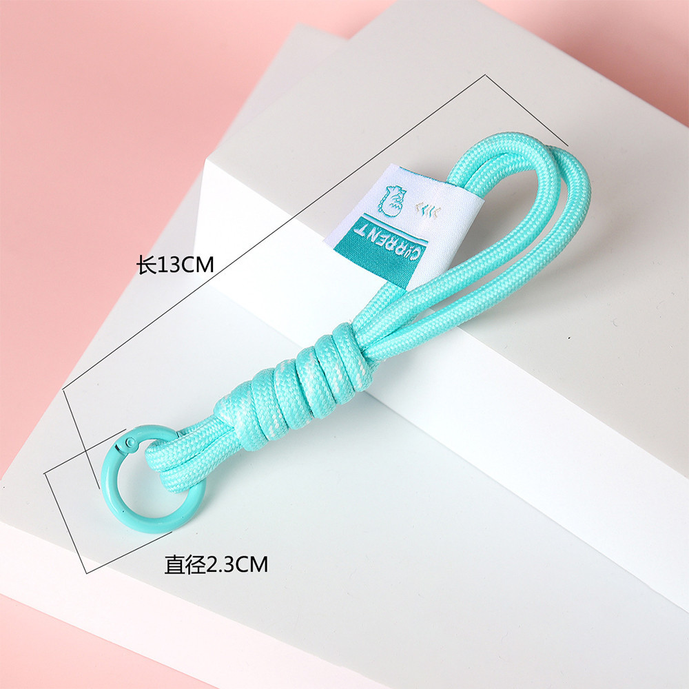 แฟชั่นถักเชือกเส้นเล็กพวงกุญแจ Unisex Anti-lost สายรัดข้อมือ Paracord Key แหวนสําหรับเคสโทรศัพท์แขวนกระเป๋า U Disk ขวด Pendnats ราคา ถูกที่สุด ดีลบีเคเค แกลเลอรีภาพที่ 8