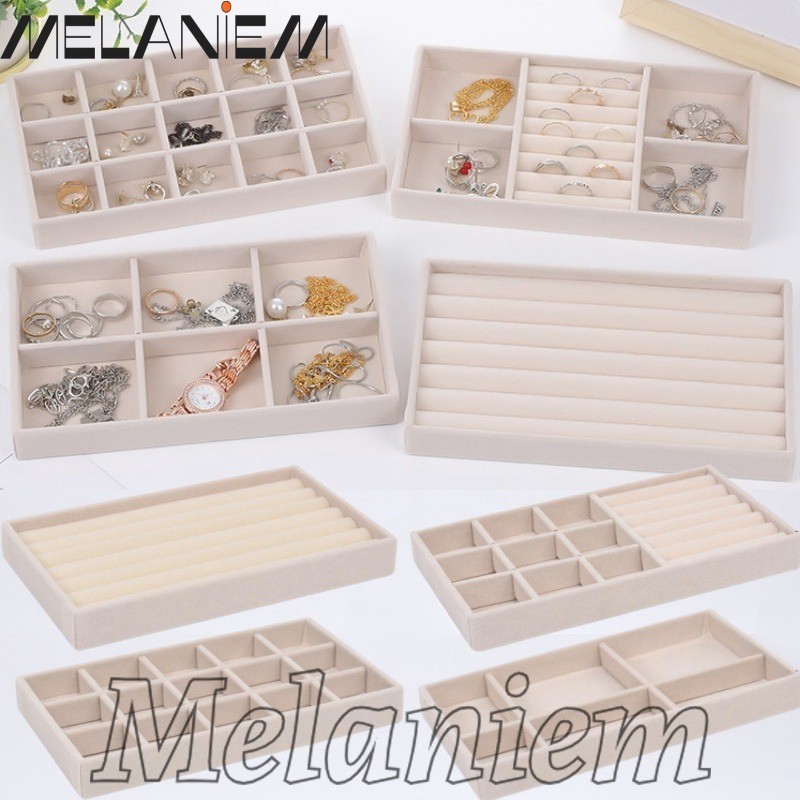 เอสเอฟเอสอี – สีเบจกํามะหยี่แสดงเครื่องประดับวางซ้อนกันได้-ลิ้นชักแทรกกรณีการจัดเก็บ-7รูปแบบเครื่องประดับถาด-แบบพกพามัลติฟังก์ชั่-แหวน,ต่างหู,สร้อยคอจัด ราคา ถูกที่สุด ดีลบีเคเค รูปภาพหลัก