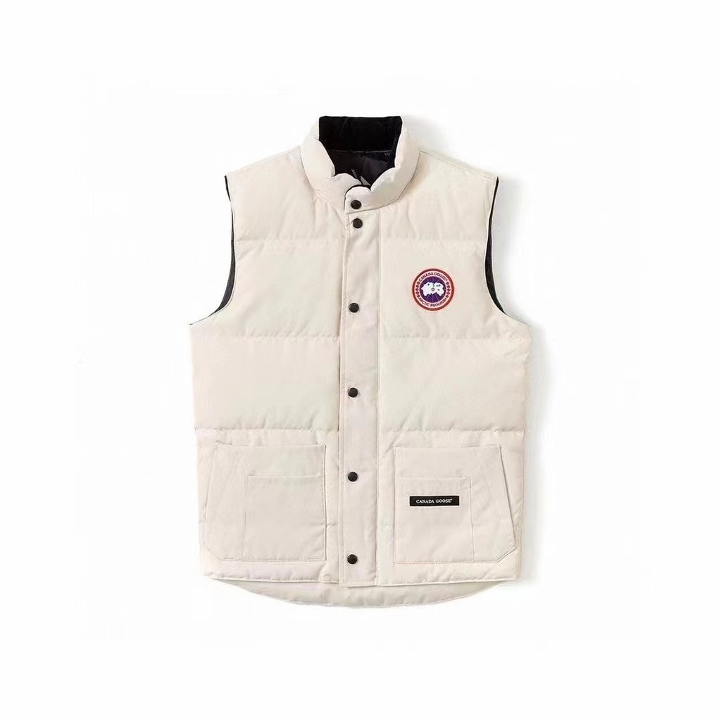 Canada Goose Mens Down Vest เสื้อแจ็คเก็ตแขนกุดลําลองที่อบอุ่นอเนกประสงค์ของผู้หญิง