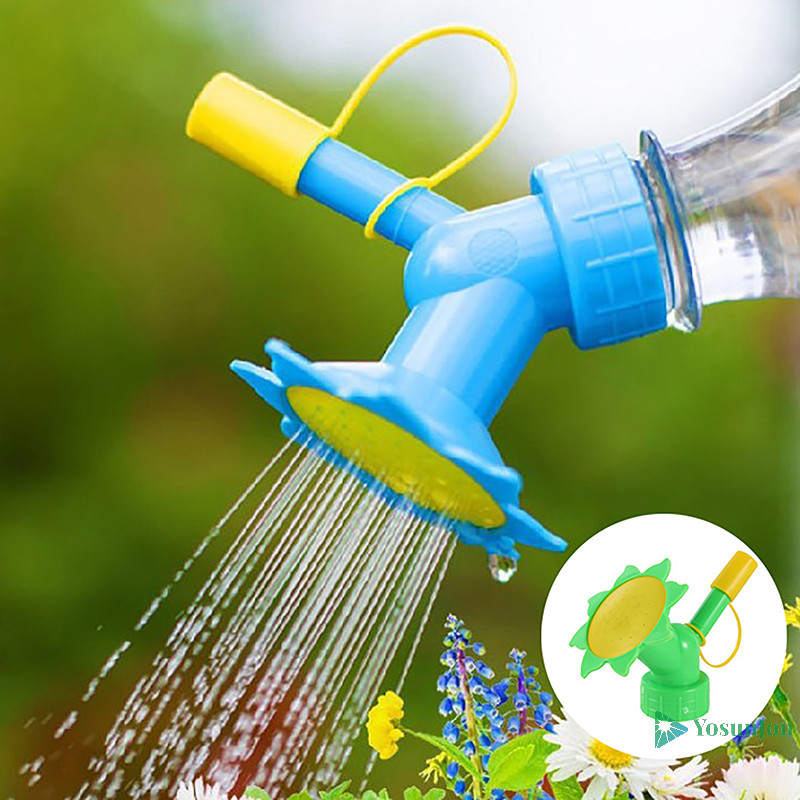 Yosunjon] ใหม่บ้านน้ําพืชสปริงเกลอร์สําหรับดอกไม้ Waterers ขวดรดน้ําสามารถ Sprinkler 2 In 1 พลาสติกหัวฉีดสปริงเกลอร์ใหม่
