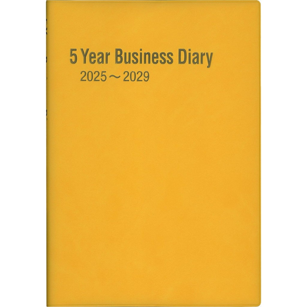 Hobun Kan 2025 A5 Business Diary - Multi-Year Planner Black, Mango & Raspberry Direct จากญี่ปุ่น
