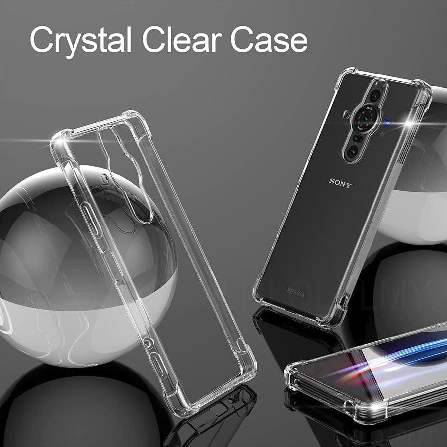 เคสโทรศัพท์ซิลิโคนกันกระแทกสําหรับฝาครอบป้องกัน Sony Xperia Pro-I