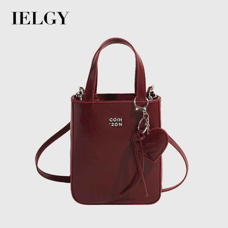 IELGY Silver Mobile Phone Bag Summer Fashion All-Match One-Shoulder Crossbody